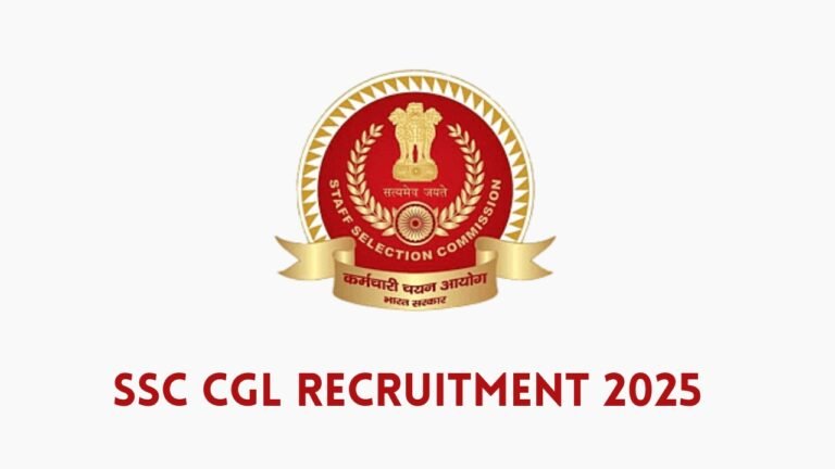  SSC CGL Recruitment 2025