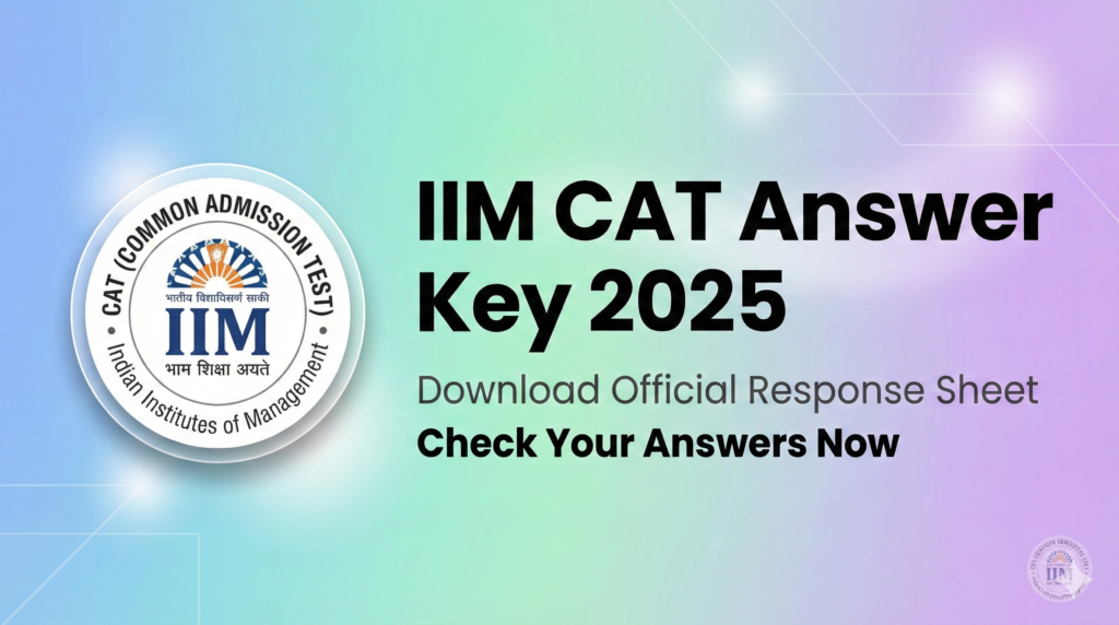 IIM CAT Answer Key 2025
