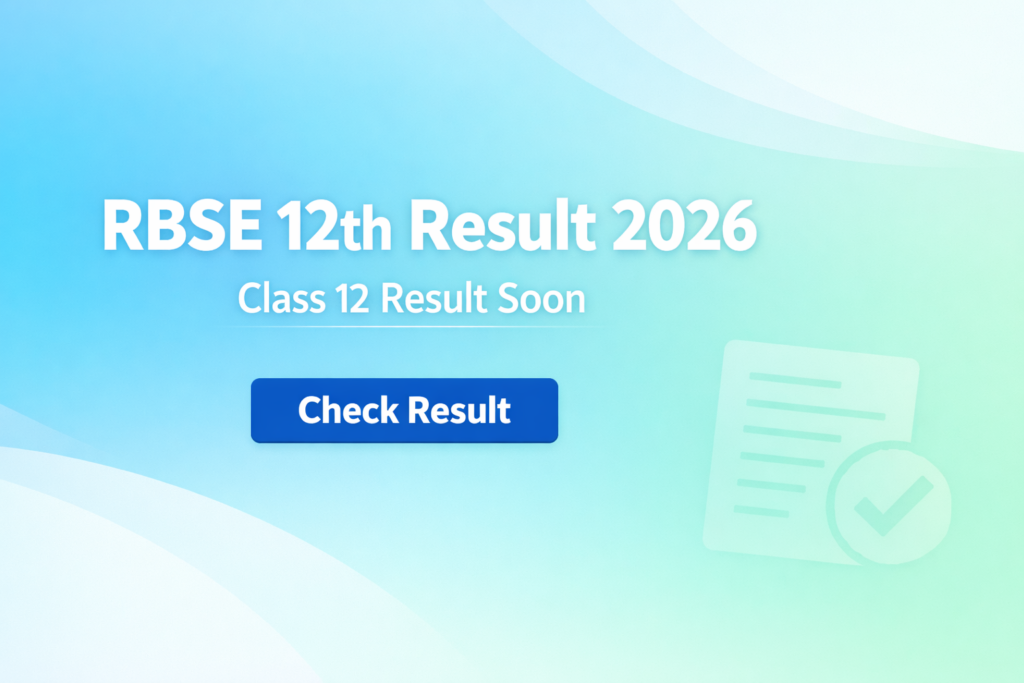 Rajasthan Board 12th Result 2026