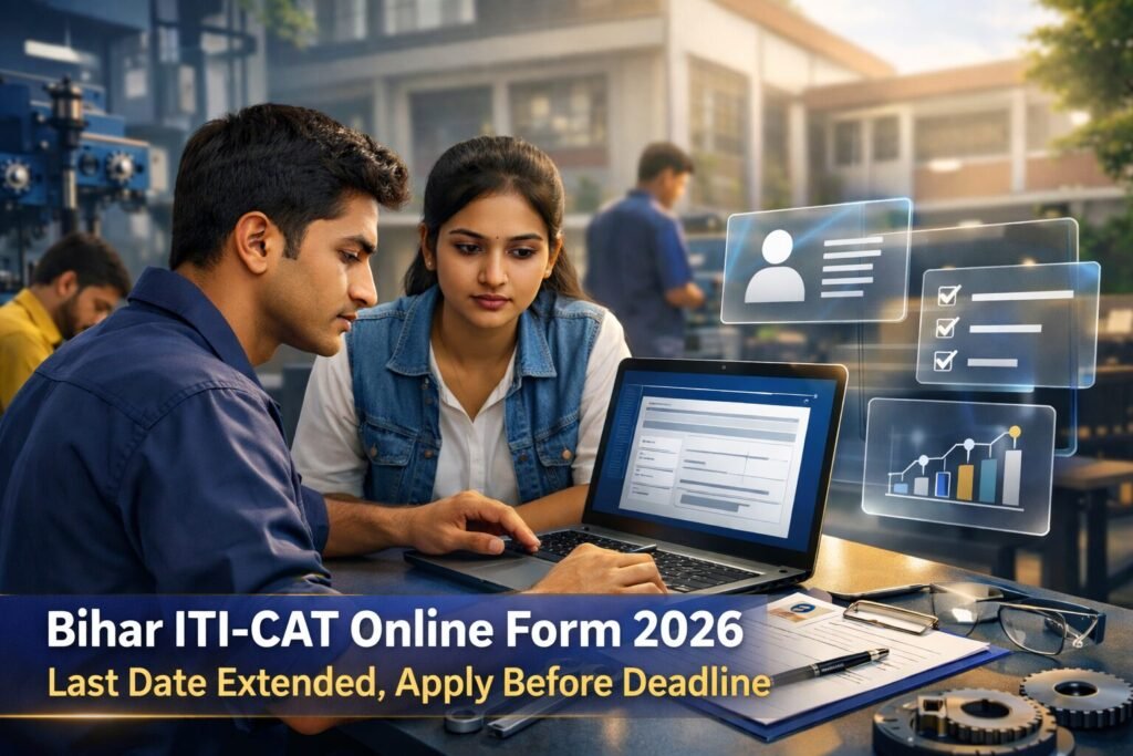 Bihar ITI-CAT Online Form 2026 Last Date Extended, Apply Before Deadline