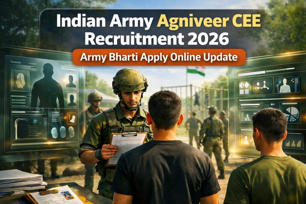 Indian Army Agniveer CEE Recruitment 2026 Apply Online
