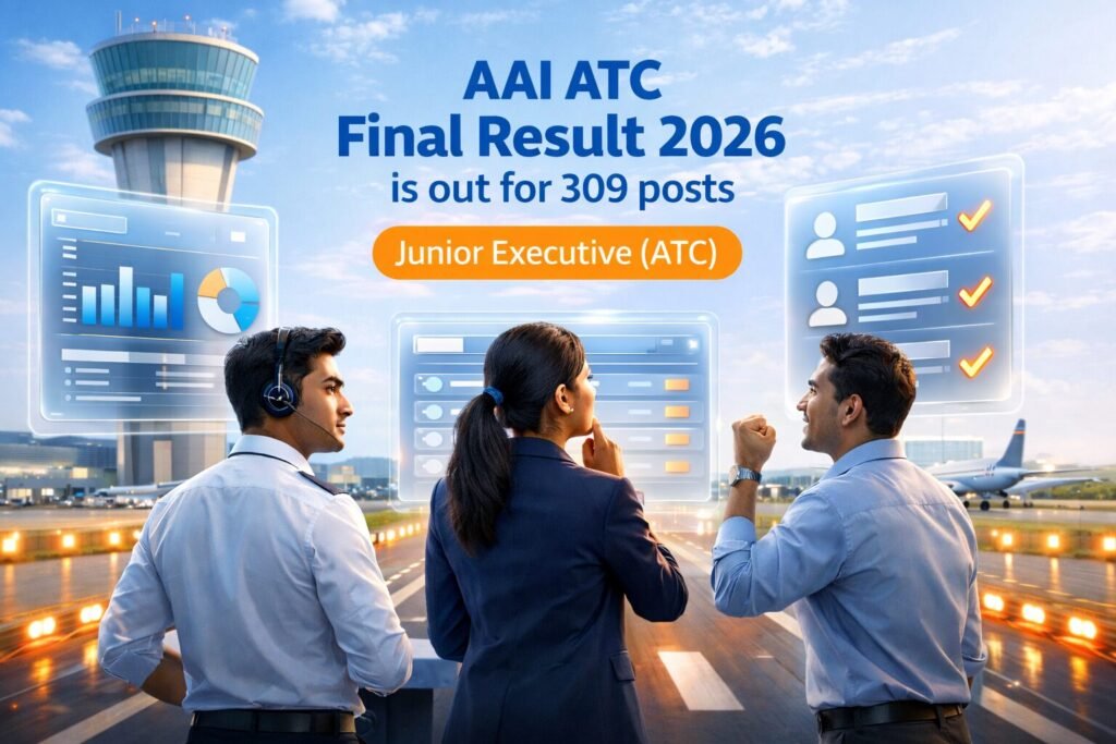 AAI ATC Final Result 2026 is out for 309 posts