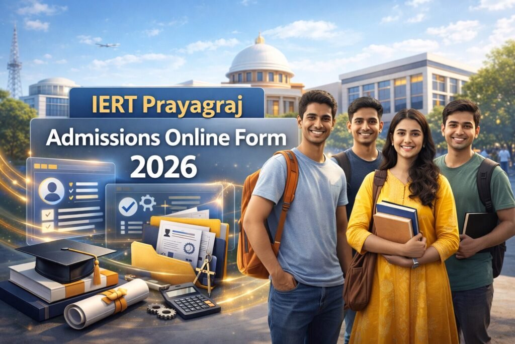 IERT Prayagraj Admissions Online Form 2026