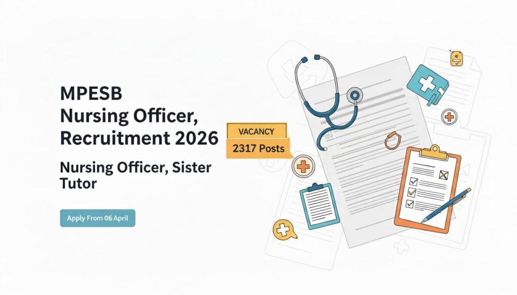 MPESB Nursing Officer Recruitment 2026 Apply for 2317 Posts
